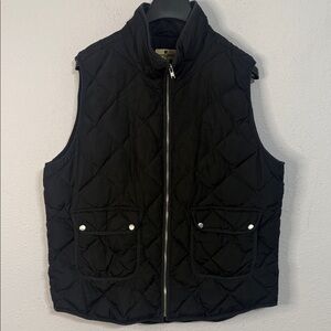 Woolrich Men's Black Quilted 70% Duck Down Feathers Vest Size 2X